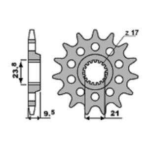SPROCKETS PBR FRONT 2133-13