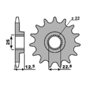 SPROCKETS PBR FRONT 2180-13