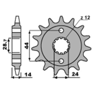 SPROCKETS PBR FRONT 2268-17