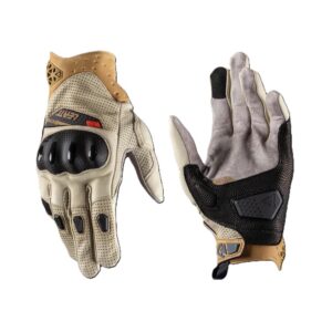 602600380 #1. LEATT 8.5 Adventure X-Flow Short Gloves - Sand Brown