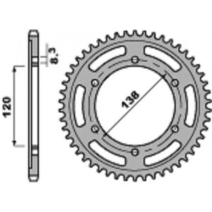 SPROCKETS PBR REAR 0253-38