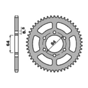 SPROCKETS PBR REAR 0809-44