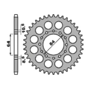 SPROCKETS PBR REAR 0811-46