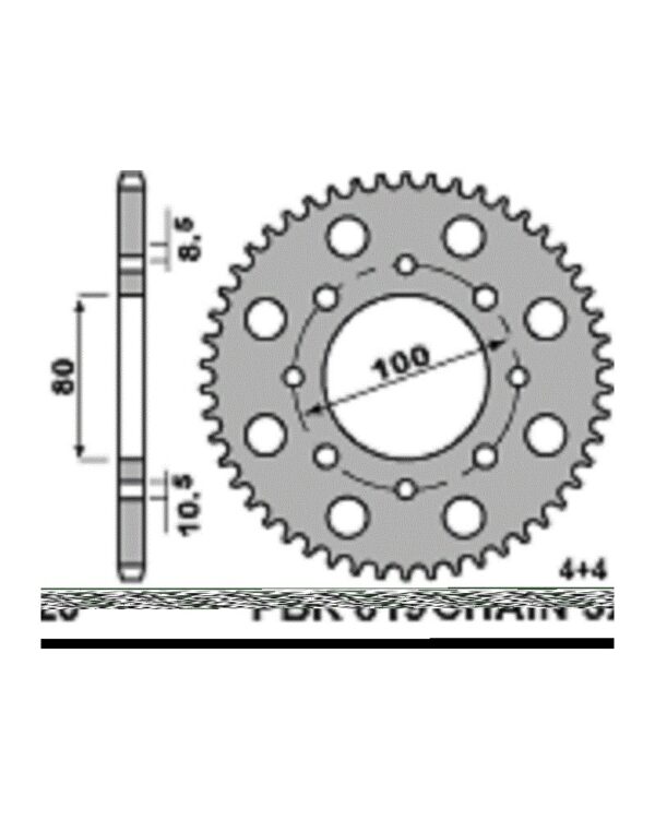 SPROCKETS PBR REAR 0819-41