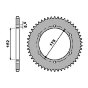 SPROCKETS PBR REAR 0844-57