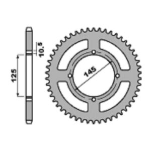 SPROCKETS PBR REAR 0857-44