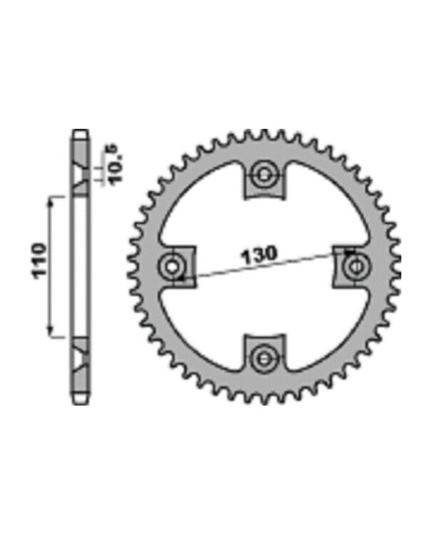 SPROCKETS PBR REAR 4303-39