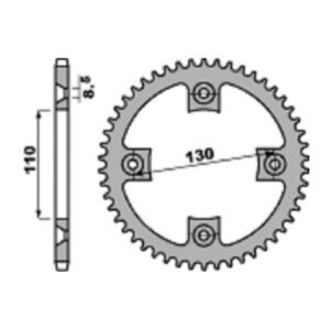 SPROCKETS PBR REAR 4306-50