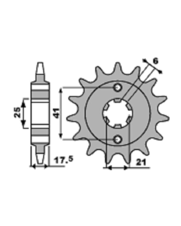 SPROCKETS PBR FRONT 284-14