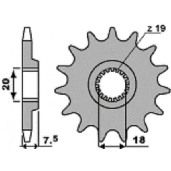 SPROCKETS PBR FRONT 340-13
