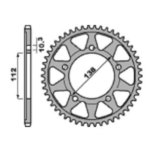 SPROCKETS PBR REAR 4383-48