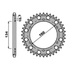 SPROCKETS PBR REAR 4399-42