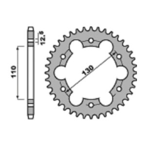 SPROCKETS PBR REAR 4401-40