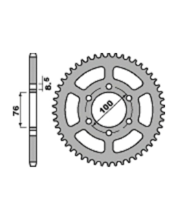 SPROCKETS PBR REAR 4513-48