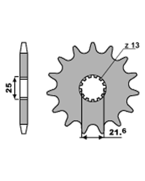 SPROCKETS PBR FRONT 429-15