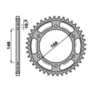 SPROCKETS PBR REAR 4613-41