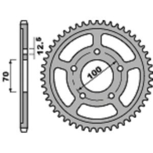 SPROCKETS PBR REAR 4646-45