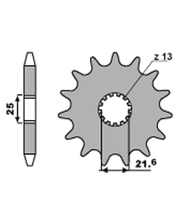 SPROCKETS PBR FRONT 518-14