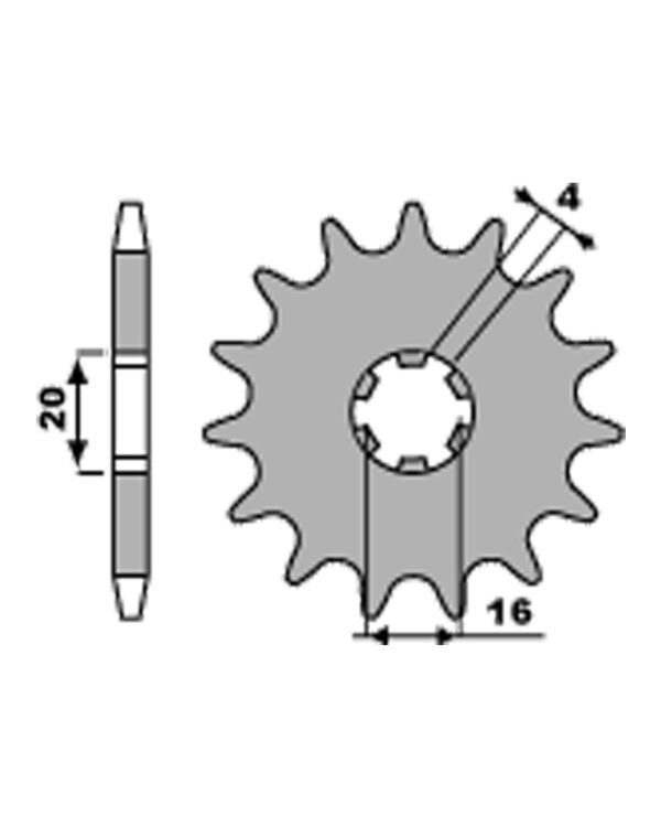 SPROCKETS PBR FRONT 560-14