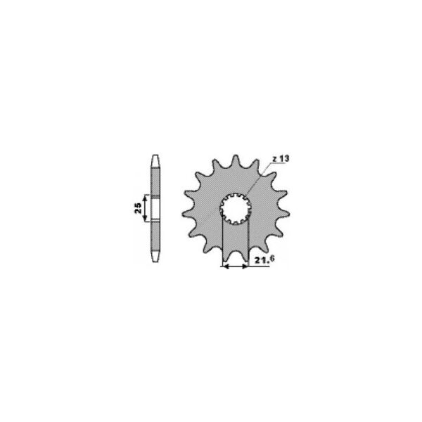 SPROCKETS PBR FRONT 566-16