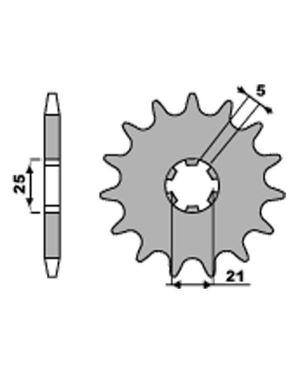 SPROCKETS PBR FRONT 569-12