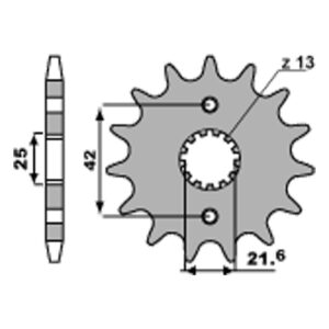 SPROCKETS PBR FRONT 582-16