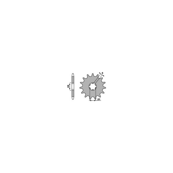 SPROCKETS PBR FRONT 727-15