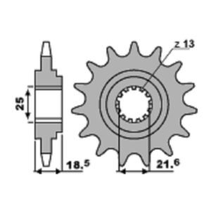 SPROCKETS PBR FRONT 2119-15