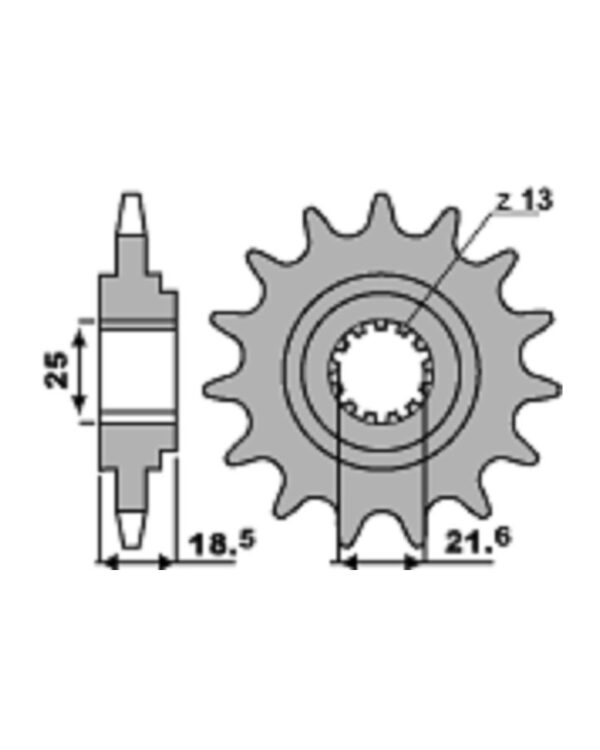 SPROCKETS PBR FRONT 2119-15