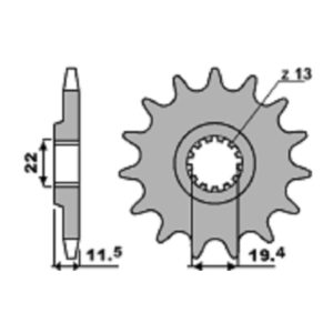 SPROCKETS PBR FRONT 4101-16
