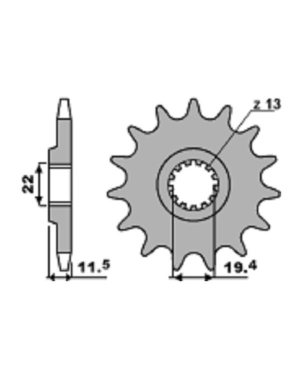SPROCKETS PBR FRONT 4101-16