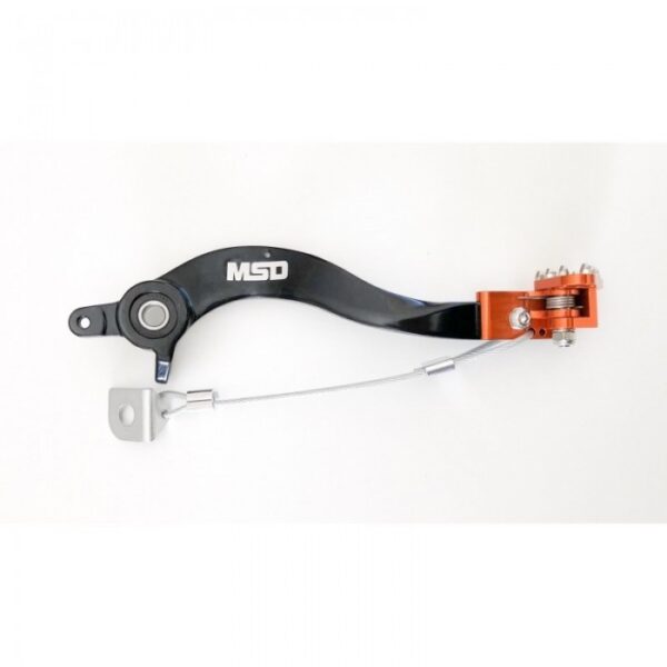 REAR BRAKE PEDAL MSD ORANGE KTM