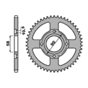 SPROCKETS PBR REAR 0269-55