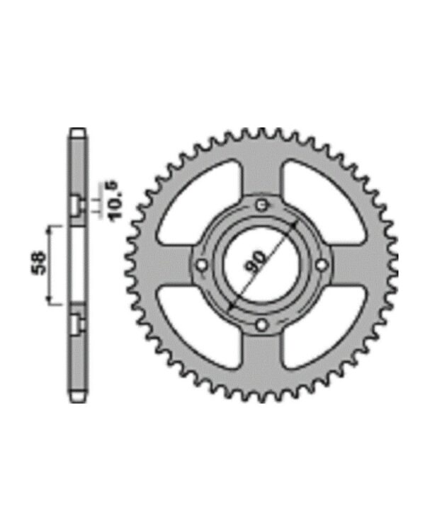 SPROCKETS PBR REAR 279-35
