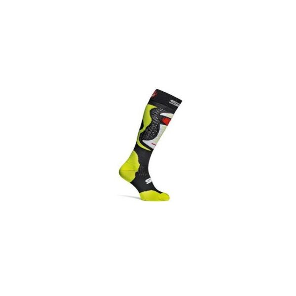 286-A-MX-FLO-SM#1.jpg. SOCK SIDI FAENZA YELLOW S/M