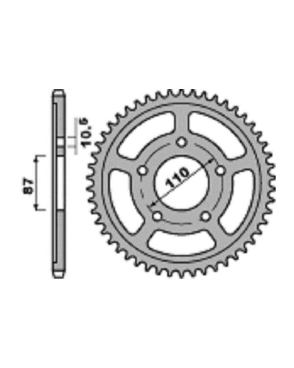 SPROCKETS PBR REAR 0795-39