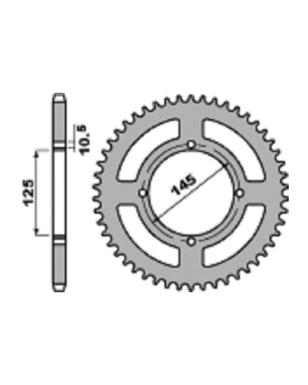 SPROCKETS PBR REAR 0857-45