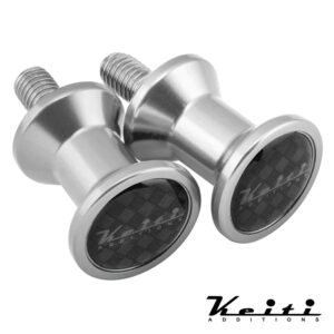 Keiti Swingarm Bobbins - 6mm - Silver
