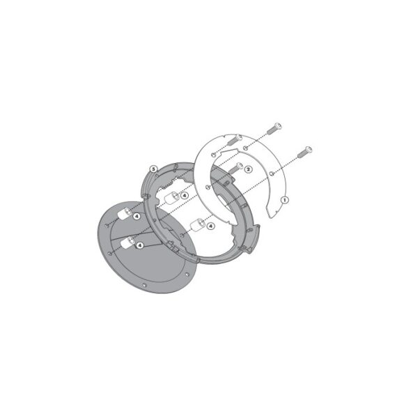 FLANGE GIVI BMW K1200RS 00-04 DUCATI 1200