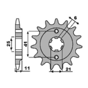 SPROCKETS PBR FRONT 283-14