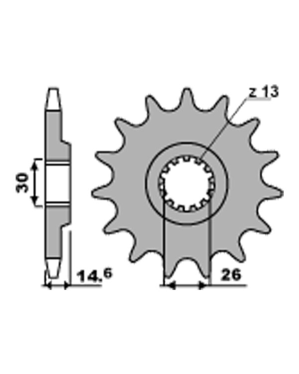 SPROCKETS PBR FRONT 425-15