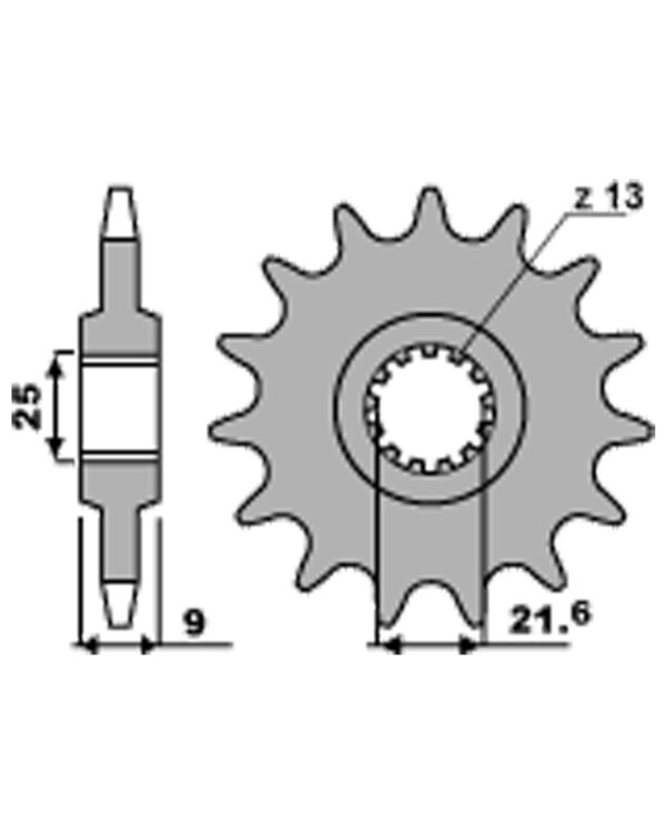 SPROCKETS PBR FRONT 543-15