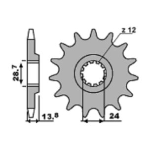 SPROCKETS PBR FRONT 2077-17