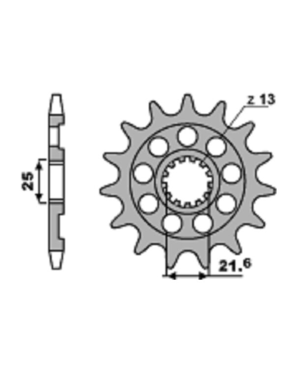 SPROCKETS PBR FRONT 2141-13