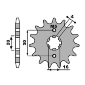 SPROCKETS PBR FRONT 2177-14