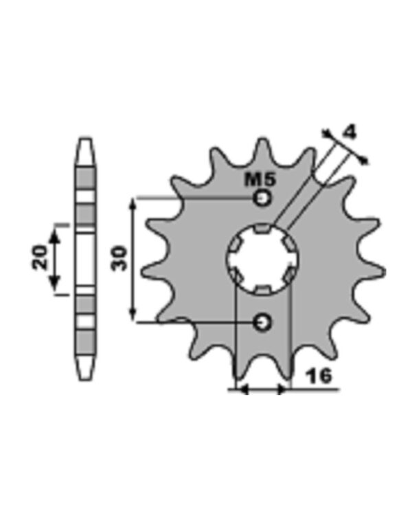 SPROCKETS PBR FRONT 2177-14