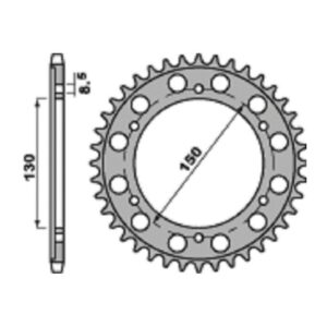SPROCKETS PBR REAR 0298-40