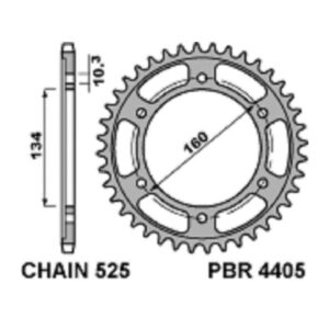 SPROCKETS PBR REAR 4405-46