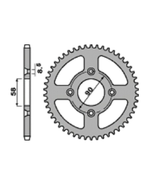 SPROCKETS PBR REAR 4463-37