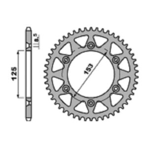 SPROCKETS PBR REAR 4489-54